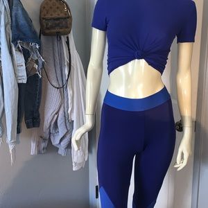 adidas legging and crop top set